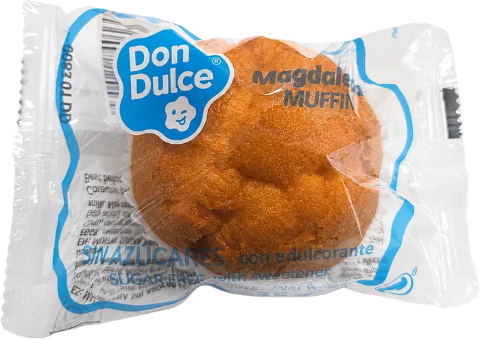 Magdalenas 0% Azúcar, envase